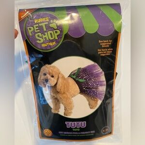 RUBIES PET SHOP BOUTIQUE DOG COSTUME PURPLE TUTU SIZE SMALL/MEDIUM